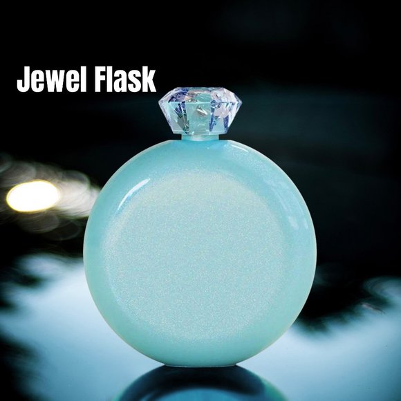 Disguise Your Liquor! Stainless Steel Jewel Flask, Perfect Drink Lover Gift - Picture 2 of 3